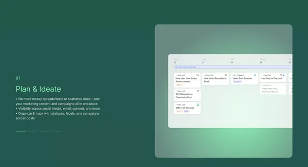 Assembly - Landing design inspiration