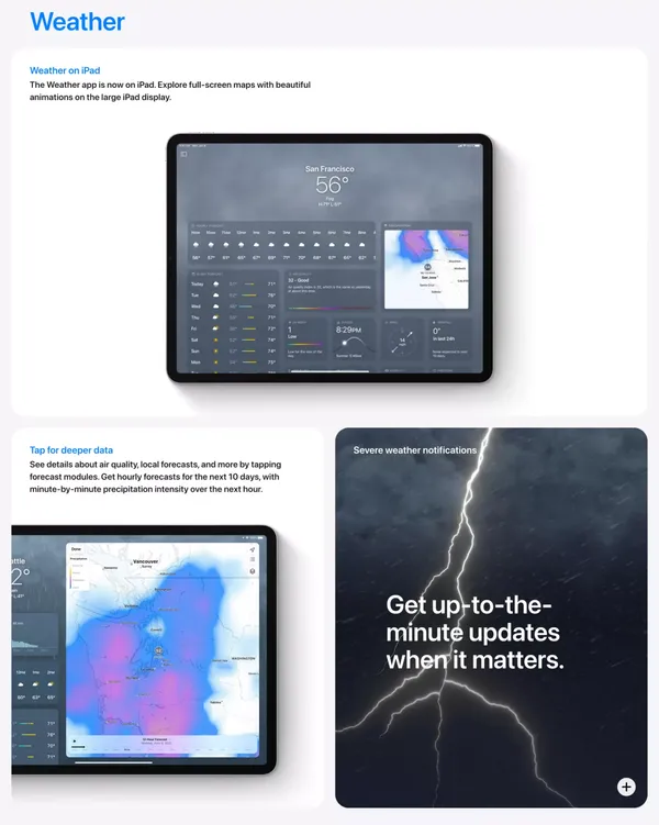 iPadOS 16 Preview - Apple - Landing design inspiration