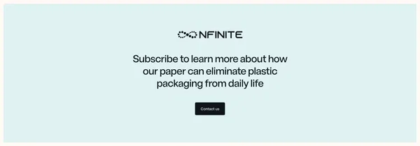 Nfinite Ultra-High Barrier Paper - Landing design inspiration