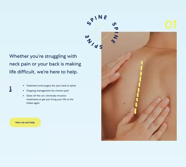 Legent Health - Landing design inspiration