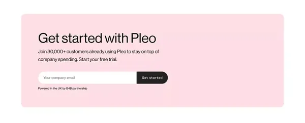 Smarter spending for your business - Pleo - Landing design inspiration