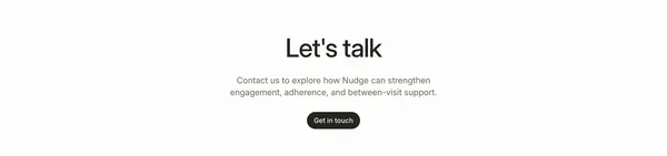 Nudge - Landing design inspiration