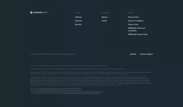 Crescent Cares | High-Impact Banking Platform for Nonprofits - Landing design inspiration