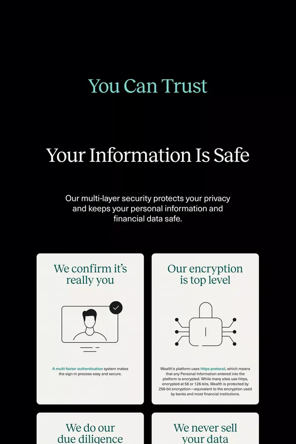 Estate Planning Platform: Create, Manage and Visualize Your Estate Plan Digitally With Our Software | wealth.com - Landing design inspiration