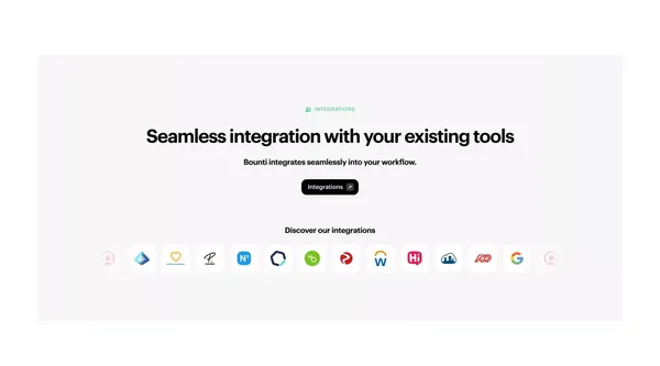 Bounti: Employee Training and Operations Platform - Landing design inspiration