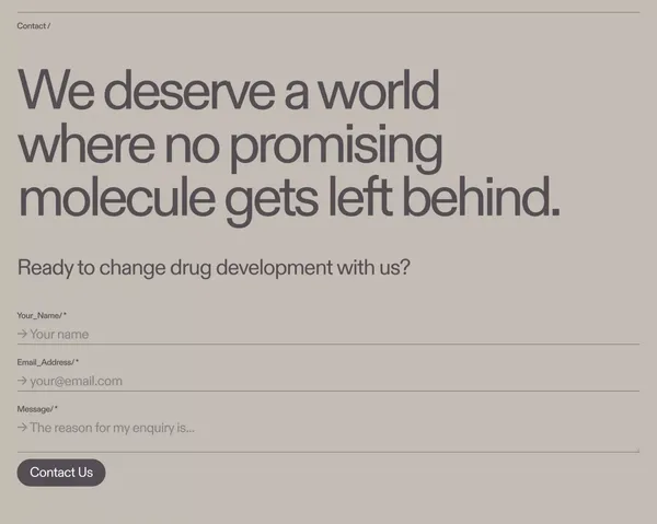 DVLP Medicines - Landing design inspiration