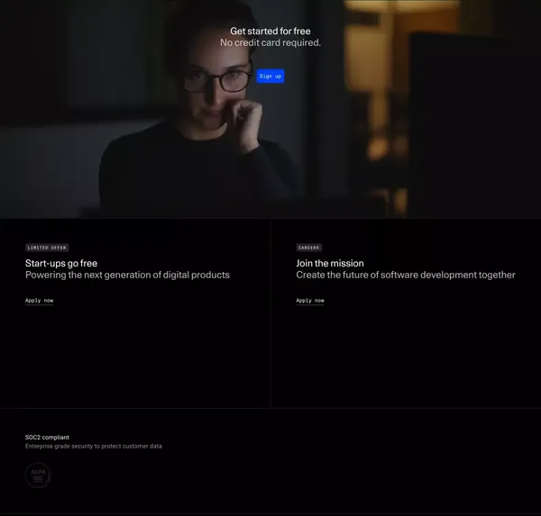 DevRev AgentOS | Your Copilot For Software - Landing design inspiration