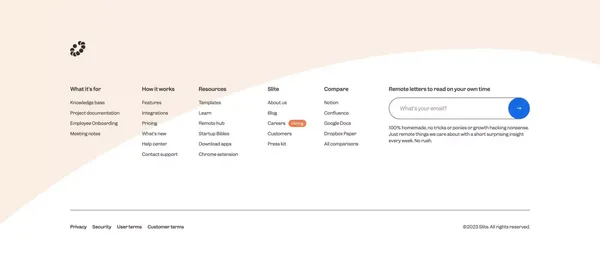 Slite – Your Modern Knowledge Base - Landing design inspiration