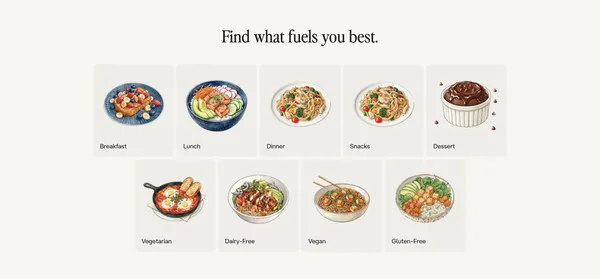 Athleats | Healthy, performance driven recipes for athletes - Landing design inspiration
