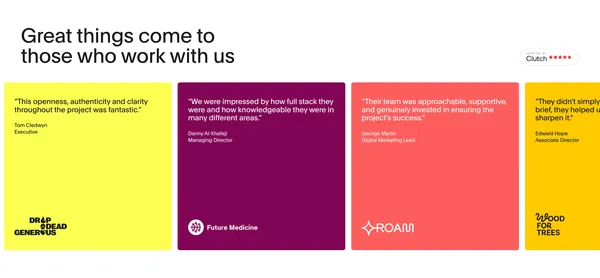 Webflow Agency UK | High-Performance Webflow Development | Spurwing - Portfolio design inspiration