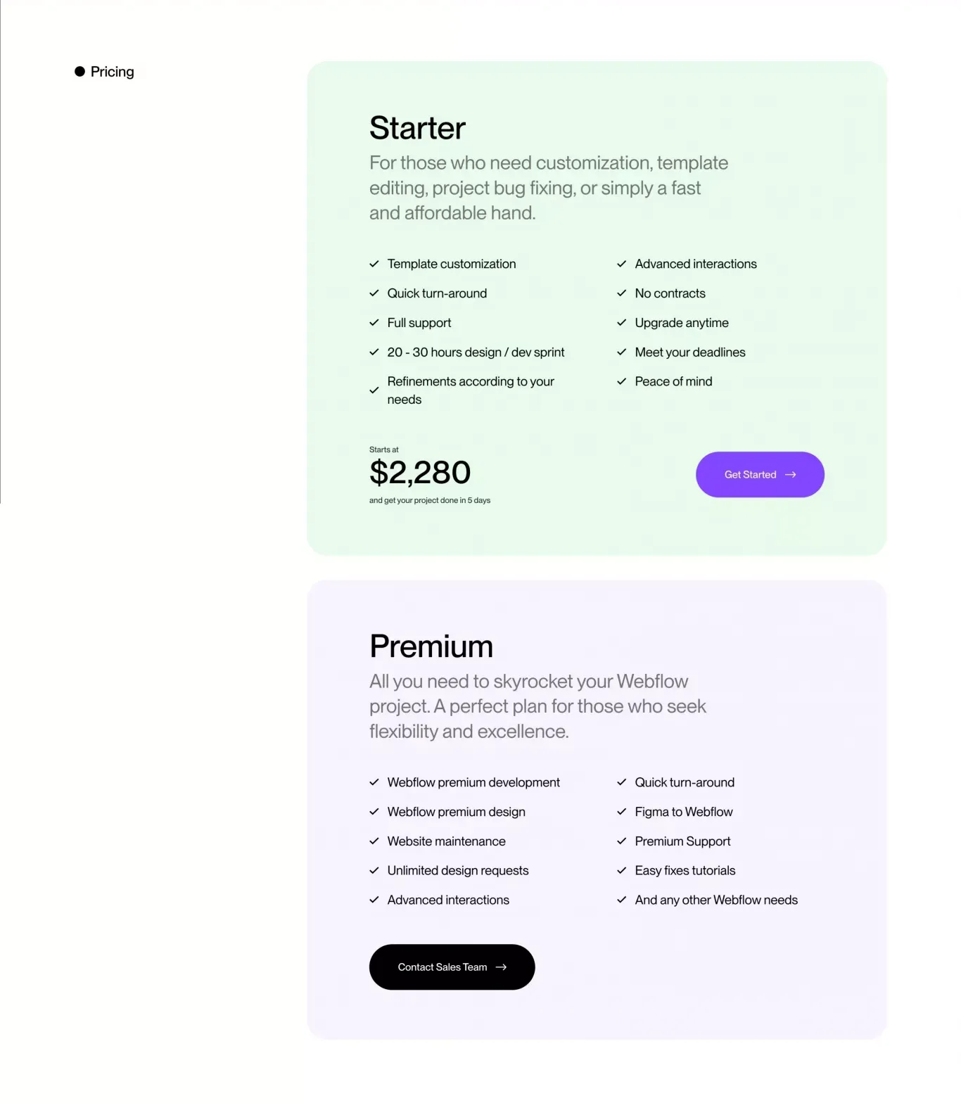 Pricing
