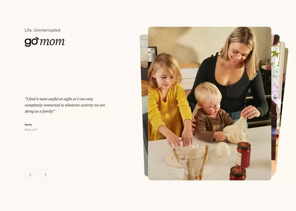 Aro  |  A little less phone. Way more life. - Landing design inspiration