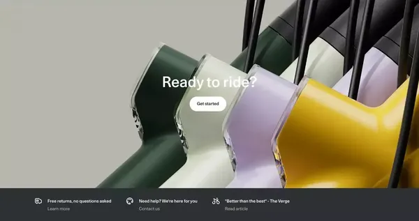 VanMoof S4 | VanMoof - Landing design inspiration
