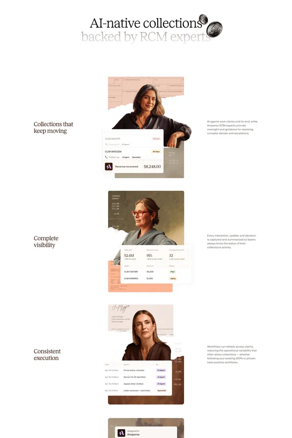 Amperos - Landing design inspiration