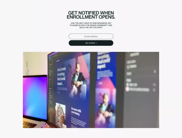 Intro to Web Design - Landing design inspiration