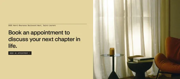 Chapitre Résidentiel - Landing design inspiration