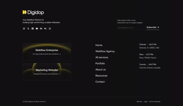 Digidop | Web Design,  Development & SEO Agency - Landing design inspiration