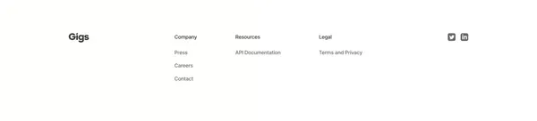 Gigs - Connectivity for your customers - Landing design inspiration