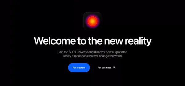 SLOT — The Augmented Real World - Landing design inspiration