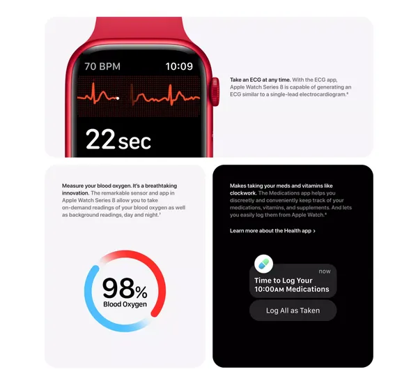 Apple Watch Series 8 - Apple - Landing design inspiration