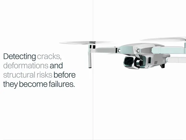 Aevion — autonomous LiDAR inspection drone - Landing design inspiration