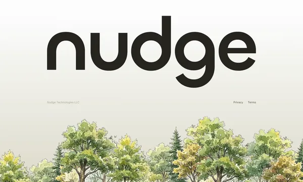 Nudge - Landing design inspiration