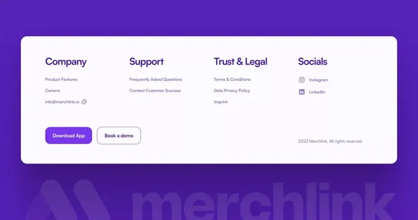 Merchlink: The New Era of Collaborative eCommerce - Landing design inspiration