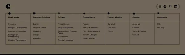 Merch, Swag and Corporate Gifts | Promotional Products - Gemnote - Landing design inspiration