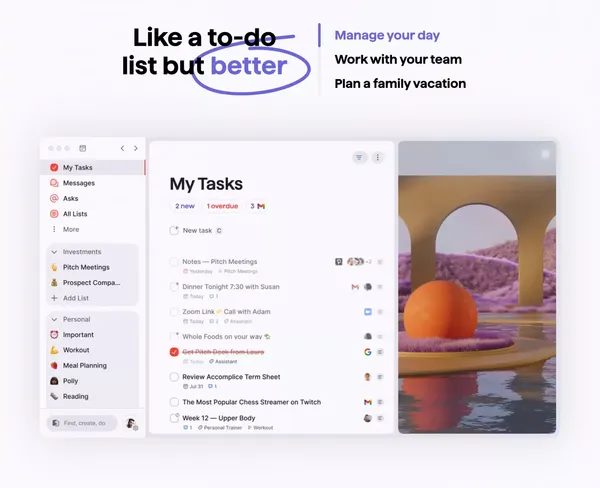 Superlist - Landing design inspiration