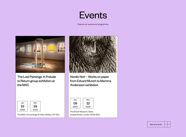The Finnish Institute in the UK and Ireland - Landing design inspiration