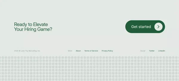 Pin • Revolutionize Recruitment - Landing design inspiration