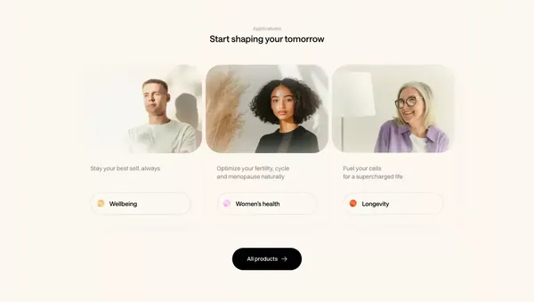Luminous Labs - Landing design inspiration