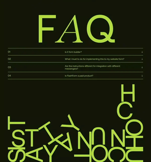 Flashfom: the fastest and easiest way to connect with your customer - Landing design inspiration
