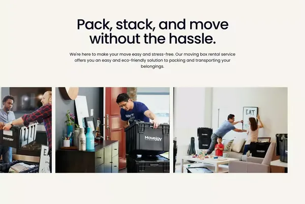 Movejoy | Rent Moving Boxes in Tampa & St. Pete and save money! - Landing design inspiration