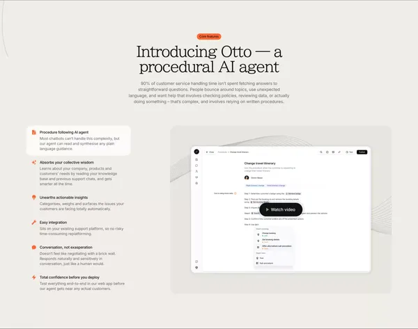 Gradient Labs · The best customer support hire youâll ever make - Landing design inspiration