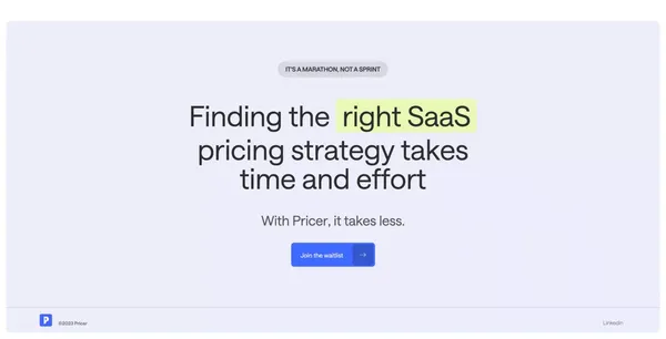 Pricer - SaaS Pricing Page Builder for Webflow - Landing design inspiration