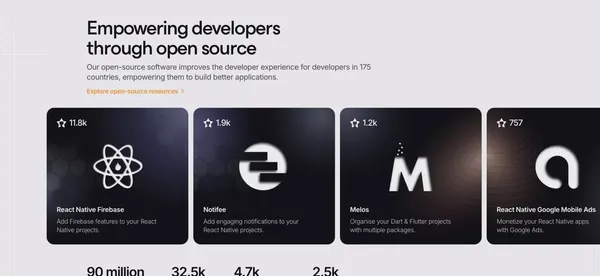 Transform Developer Experience | Invertase - Landing design inspiration