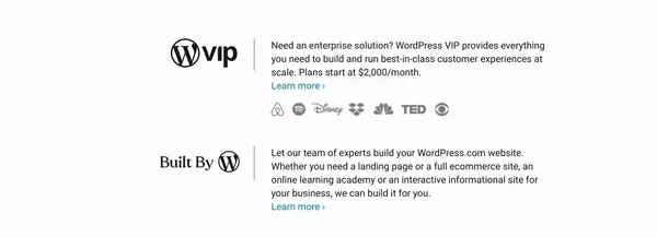 WordPress.com: Fast, Secure Managed WordPress Hosting - Landing design inspiration