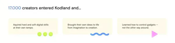 Online platform for digital skills | Kodland Home - Landing design inspiration