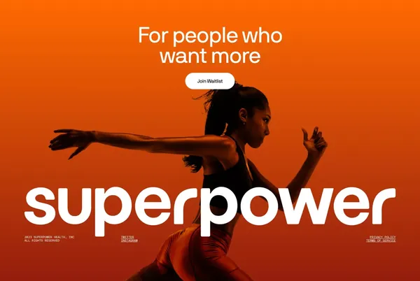Superpower - Landing design inspiration
