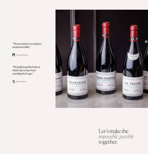 Impossible Drinks · Impossible made possible - Portfolio design inspiration