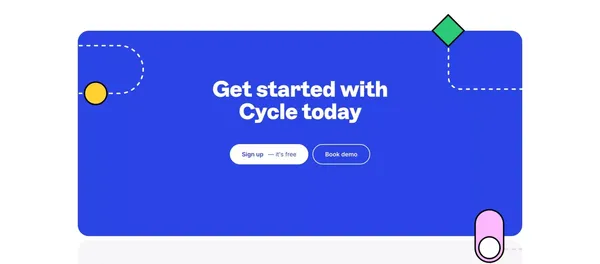 Cycle | Where product folks get stuff done - Landing design inspiration