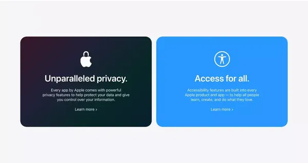 Apps by Apple - Apple - Landing design inspiration