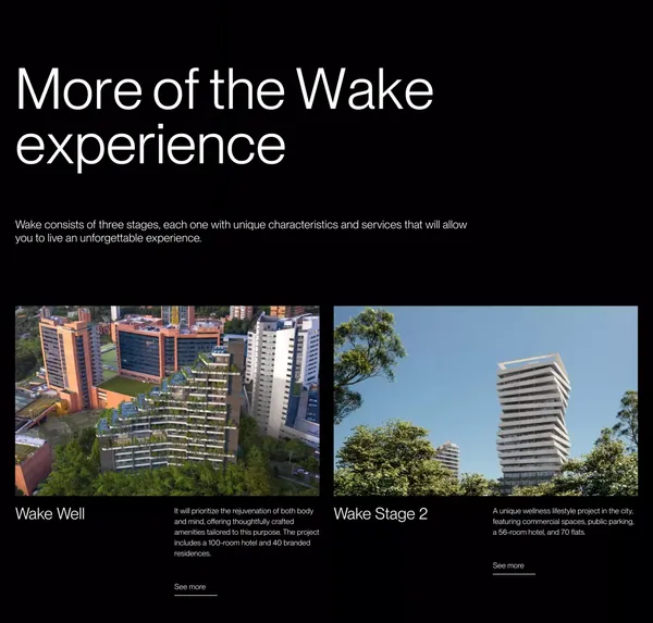 Wake • Wake - Landing design inspiration