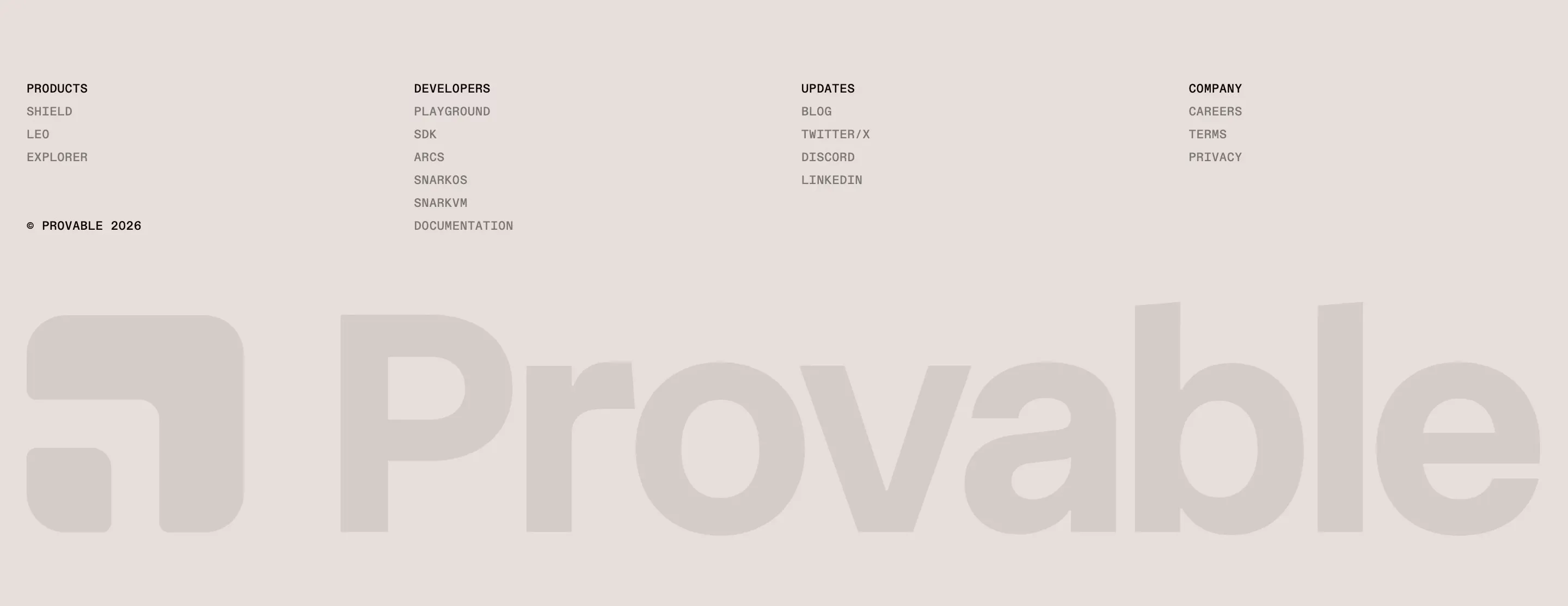 Footer