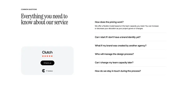 Unikorns® Work | Creative department for brands without in-house capacity - Landing design inspiration