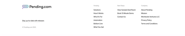 Pending.com - Landing design inspiration