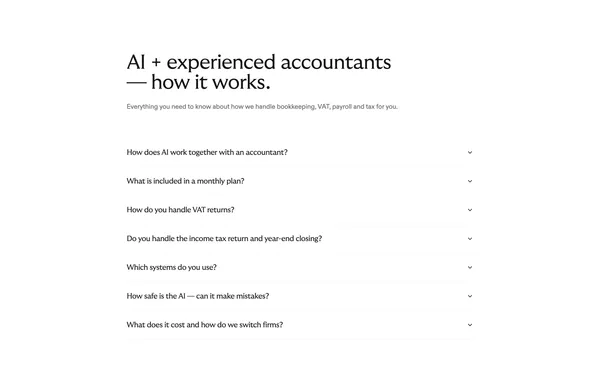 Bronn — The AI-native accounting firm - Landing design inspiration