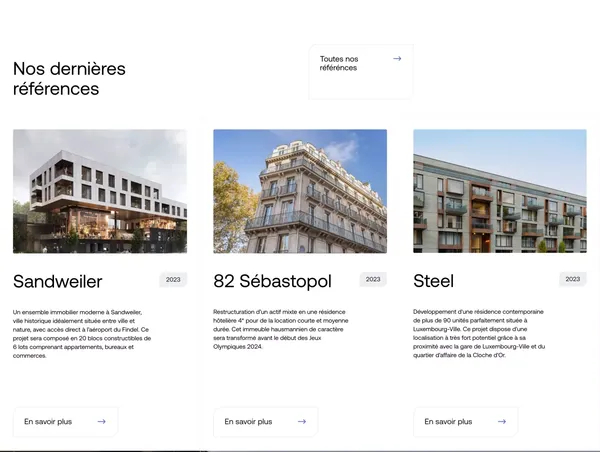 MIMCO capital - Landing design inspiration