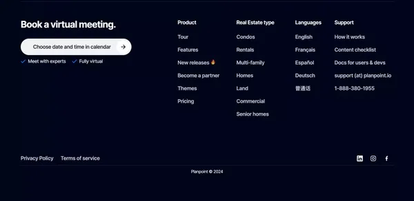 Planpoint | Plan Viewer for Real Estate Websites - Landing design inspiration